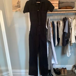 XS big bud press short sleeve jumpsuit - basic black